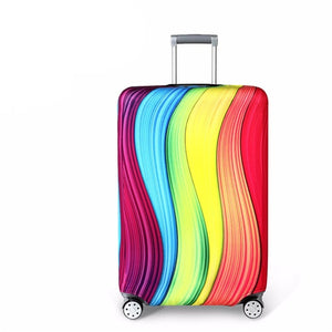 Thicker Travel Luggage Protective Cover Suitcase Case Travel Accessorie Baggag Elastic Luggage Cover Apply to 18-32inch Suitcase