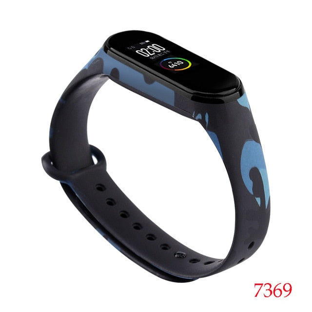 For Xiaomi Mi Band 4 3 Strap Metal buckle silicone wrist strap miband 3 accessories bracelet Miband 4 watchband Avengers Pattern