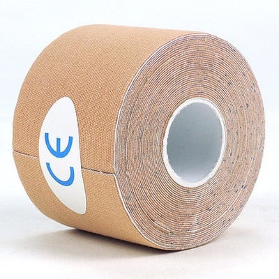 5M Waterproof Breathable Cotton Kinesiology Tape Sports Elastic Roll Adhesive Muscle Bandage Pain Care Tape Knee Elbow Protector