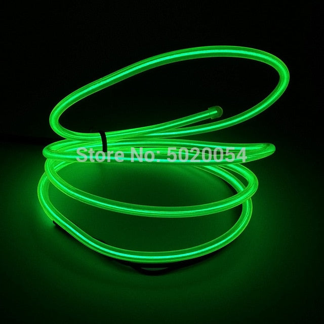 Classic EL Wire Clothing Neon Led Costume Dance Light Up Glowing Costume Men Halloween Christmas Flashing Suit