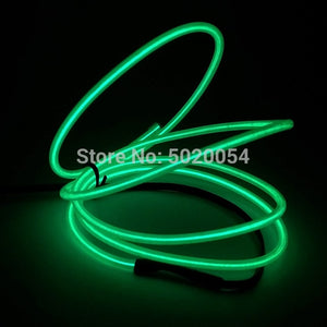 Classic EL Wire Clothing Neon Led Costume Dance Light Up Glowing Costume Men Halloween Christmas Flashing Suit