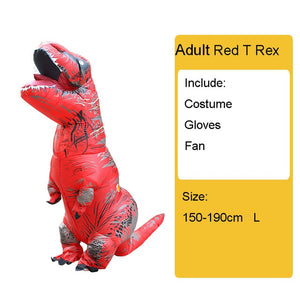 Adult Kids Inflatable Dinosaur Costume T REX women Men Costumes dinosaur Alien Halloween Party Fancy Dress suit Carnival Cosplay