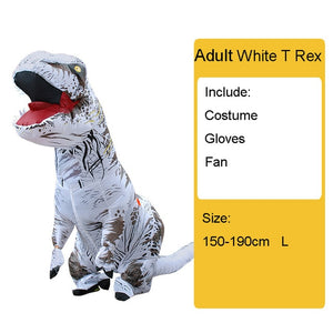 Adult Kids Inflatable Dinosaur Costume T REX women Men Costumes dinosaur Alien Halloween Party Fancy Dress suit Carnival Cosplay