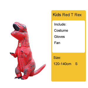 Adult Kids Inflatable Dinosaur Costume T REX women Men Costumes dinosaur Alien Halloween Party Fancy Dress suit Carnival Cosplay