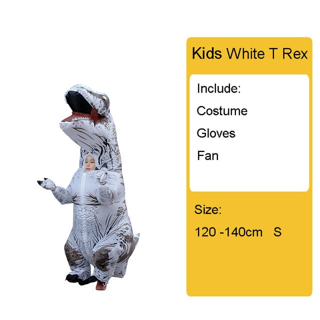 Adult Kids Inflatable Dinosaur Costume T REX women Men Costumes dinosaur Alien Halloween Party Fancy Dress suit Carnival Cosplay