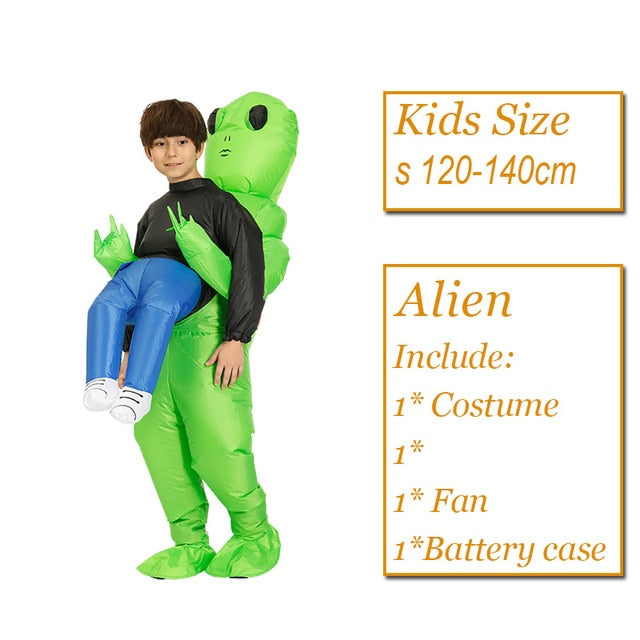 Adult Kids Inflatable Dinosaur Costume T REX women Men Costumes dinosaur Alien Halloween Party Fancy Dress suit Carnival Cosplay