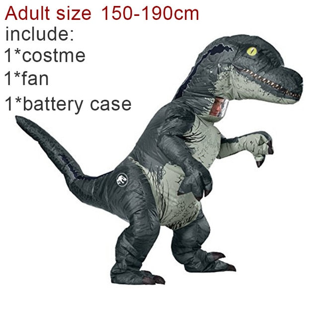 Adult Kids Inflatable Dinosaur Costume T REX women Men Costumes dinosaur Alien Halloween Party Fancy Dress suit Carnival Cosplay