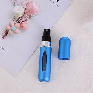 Fashion Mini Refillable Perfume Bottle Canned Air Spray Bottom Pump Perfume Atomization for Travel 5ml Travel needs drop