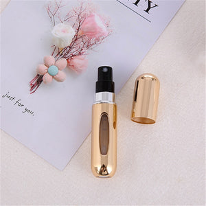 Fashion Mini Refillable Perfume Bottle Canned Air Spray Bottom Pump Perfume Atomization for Travel 5ml Travel needs drop