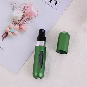 Fashion Mini Refillable Perfume Bottle Canned Air Spray Bottom Pump Perfume Atomization for Travel 5ml Travel needs drop