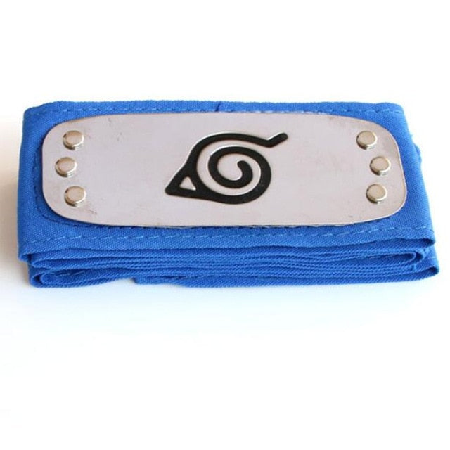 Anime Naruto Kakashi Sasuke Hidden Leaf Village Headband Konoha Cosplay Armband Headwear