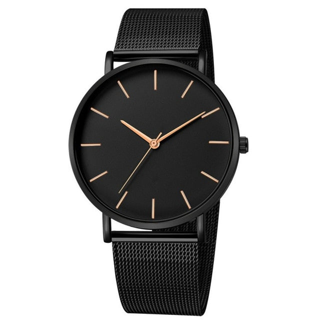 Simplicity Modern Quartz Watch Women Mesh Stainless Steel Bracelet High Quality Casual Wrist Watch for Woman Montre Femme D20